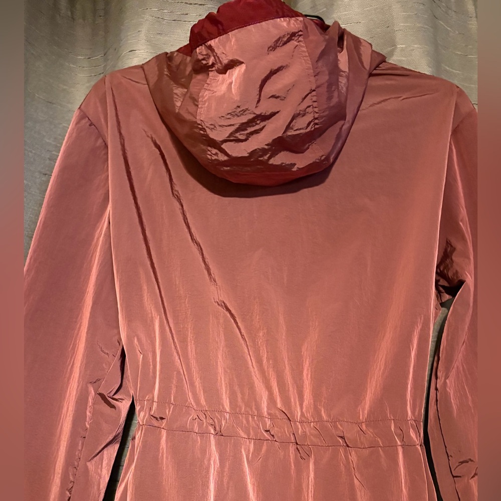 NWT- Chicos Maroon Long lightweight adorable hooded jacket for all seasons❤️ - Picture 7 of 16
